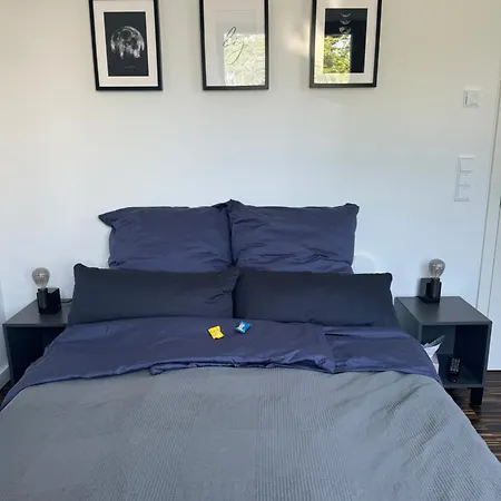 Lägenhet Helle In Architektenhaus Mit Garten Und Pool